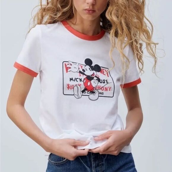 ZARA T-SHIRT WITH ©DISNEY PRINT - Picture 1 of 7